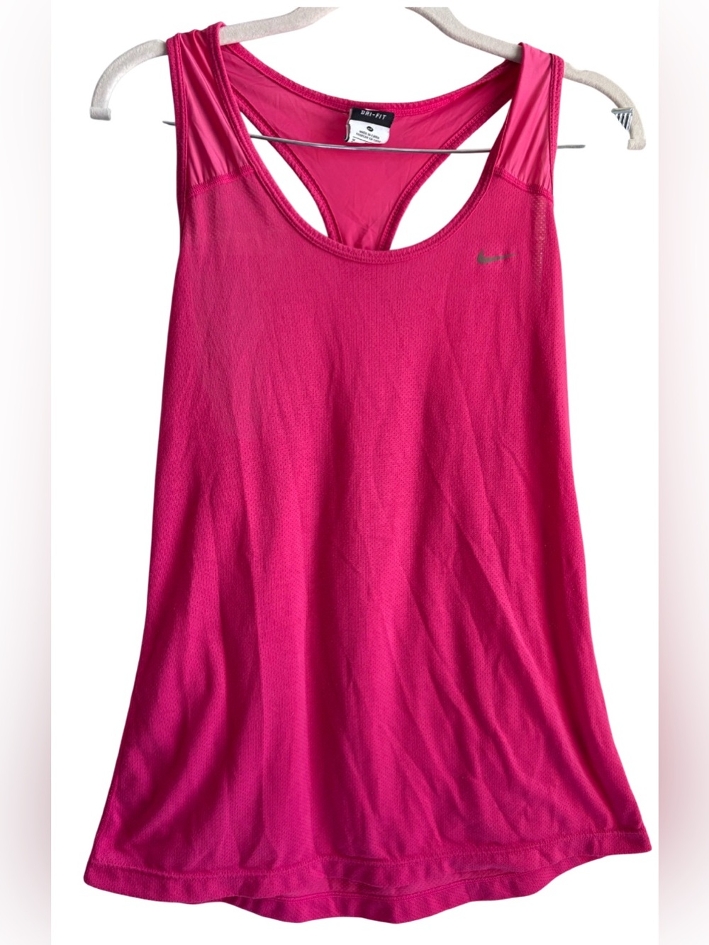 Nike- Women’s‎ Dri-Fit Racer Back Tank - Size: Small - Hot Pink